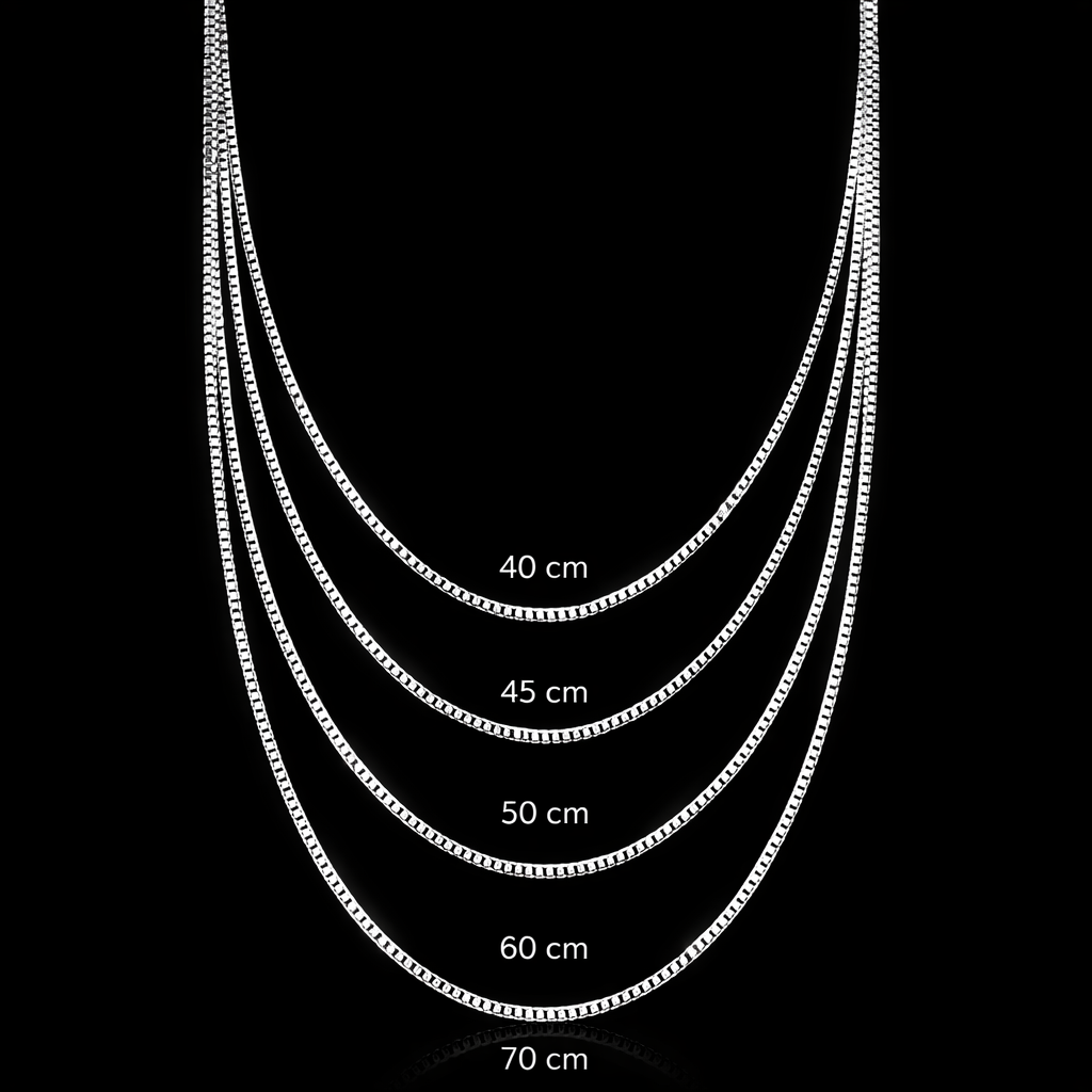Corrente Veneziana V15 em Prata 925
