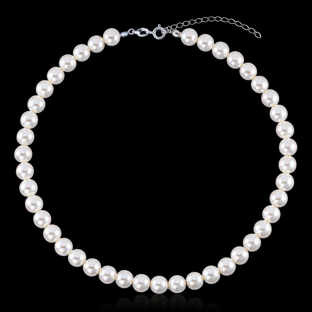 Choker em Prata 925 Pérolas