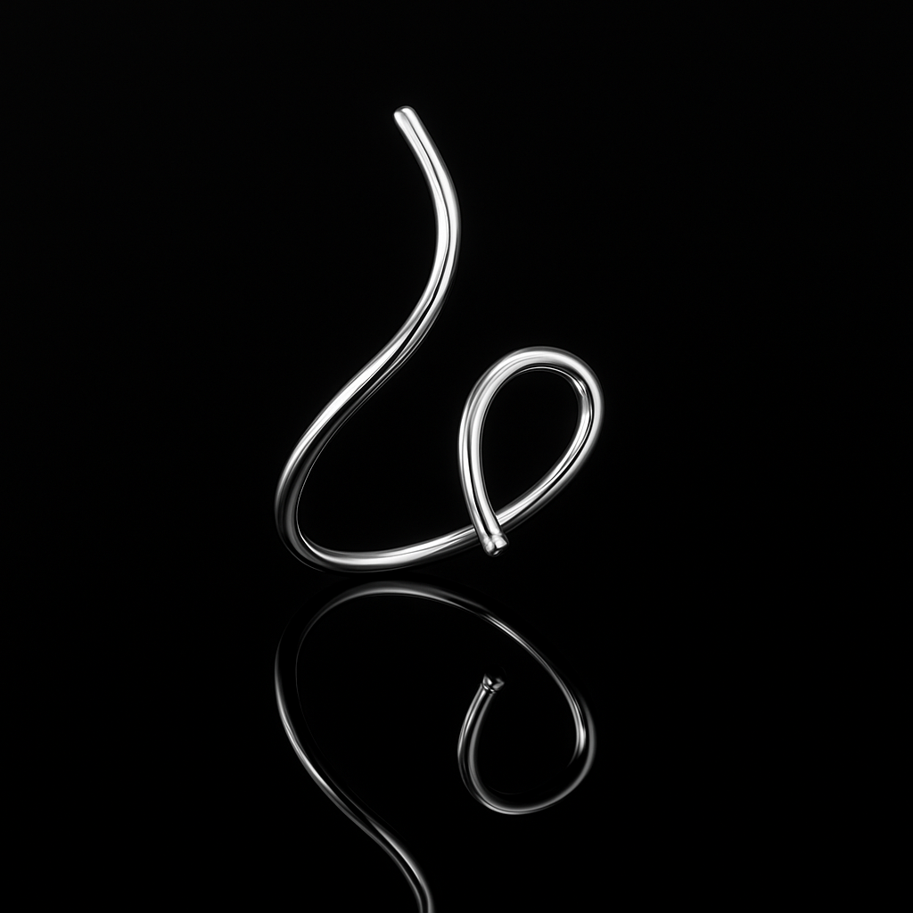 Anel Regulável em Prata 925 Line