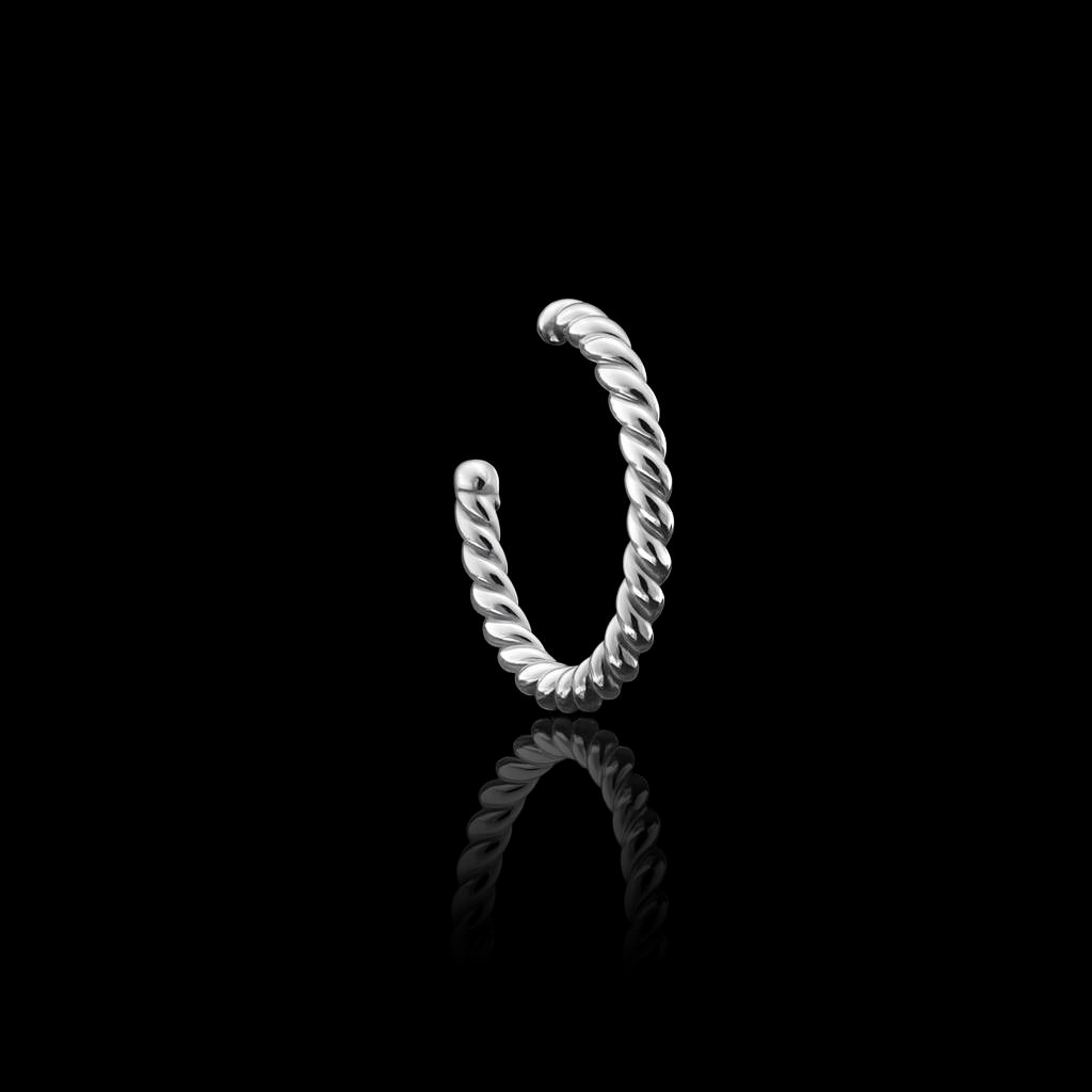 Piercing em Prata 925 Fio Torcido