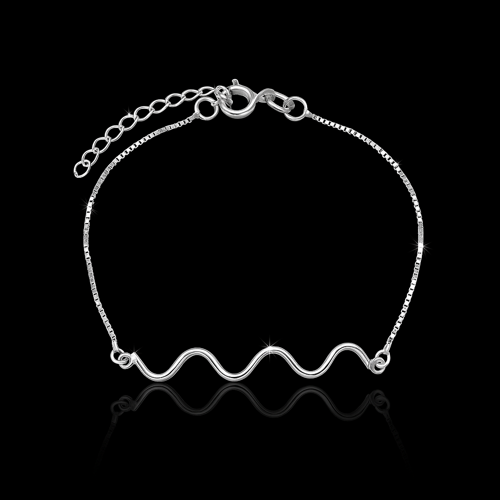 Pulseira em Prata 925 Wavy