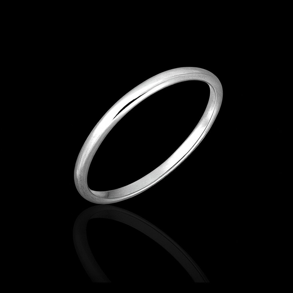 Anel em Prata 925 Aro Liso