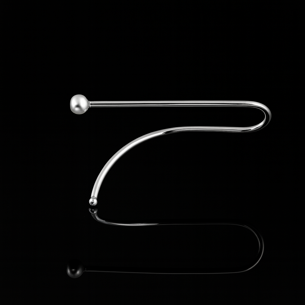 Brinco em Prata 925 Piercing Fio