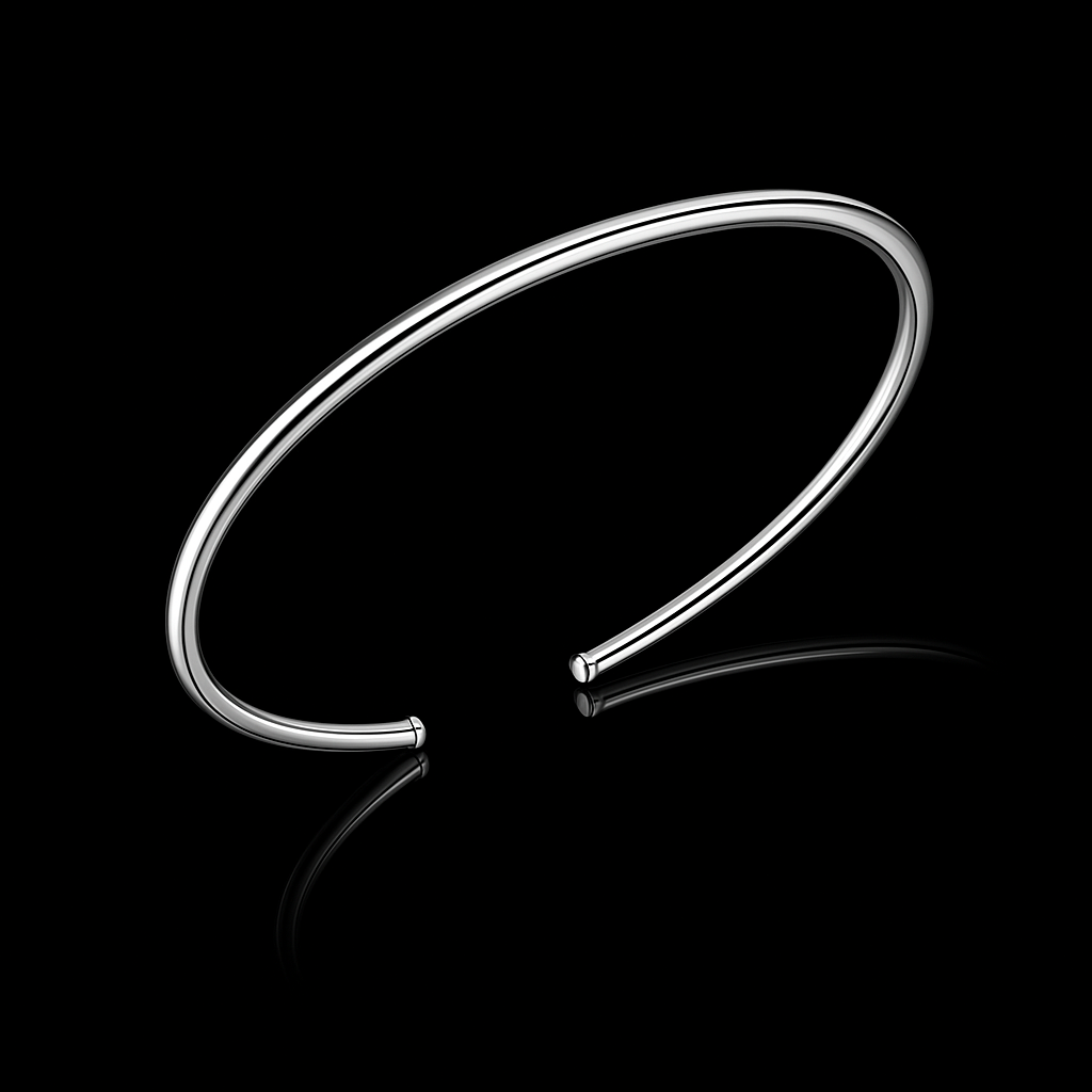 Bracelete em Prata 925 Liso