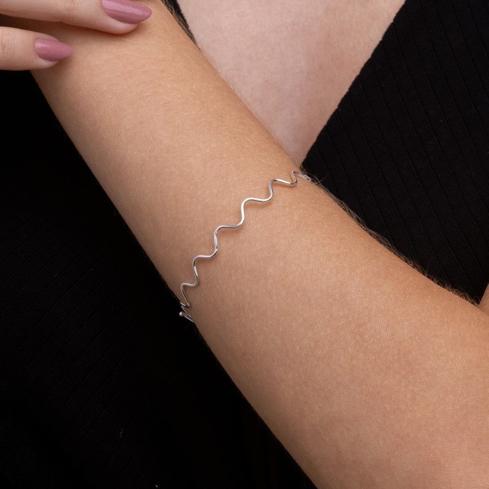 Bracelete em Prata 925 Wavy
